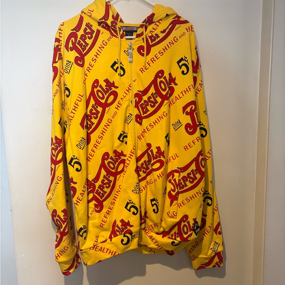 Pepsi-Cola hooded zip up jacket